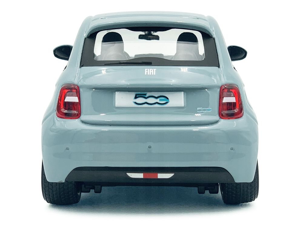 2023 Fiat 500e Light Blue 1/24 Diecast Model Car by Bburago view 4