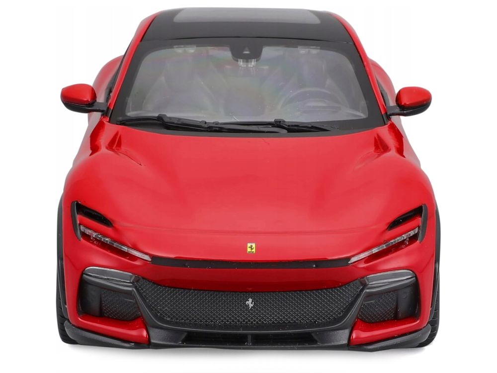 Ferrari Purosangue Red with Sunroof "Race + Play" Series 1/24 Diecast Model Car by Bburago view 3