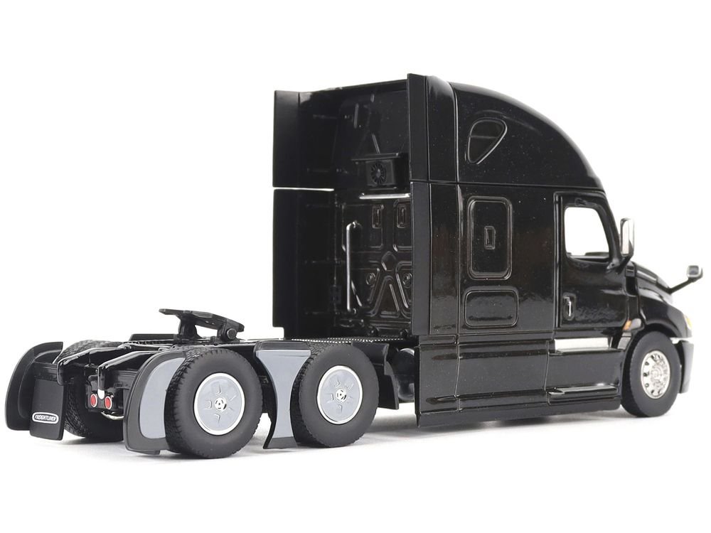 Freightliner New Cascadia Sleeper Cab Truck Tractor Black "Transport Series" 1/50 Diecast Model by Diecast Masters view 5