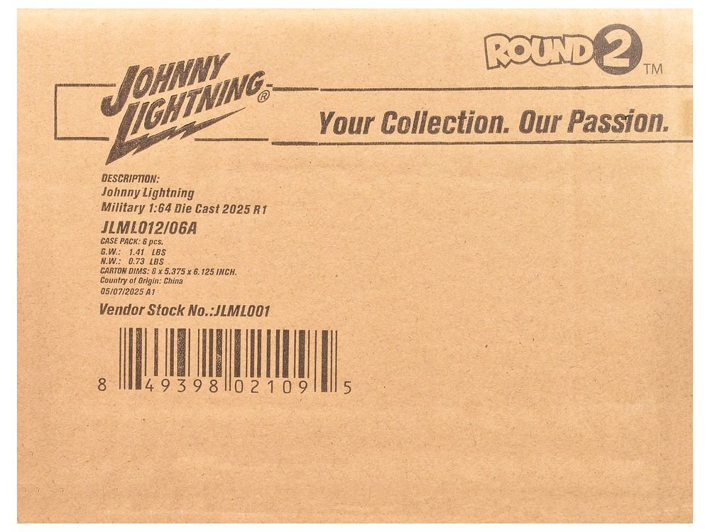 "Military" Set A of 6 pieces 2025 Release 1 Limited Edition Diecast Models by Johnny Lightning view 3