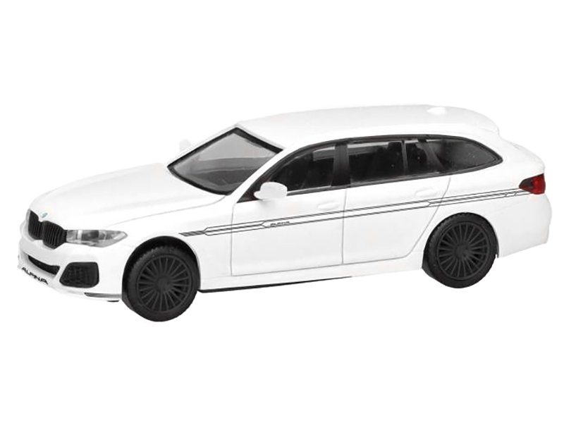 BMW Alpina B5 Touring White 1/87 (HO) Plastic Model Car by Herpa view 2
