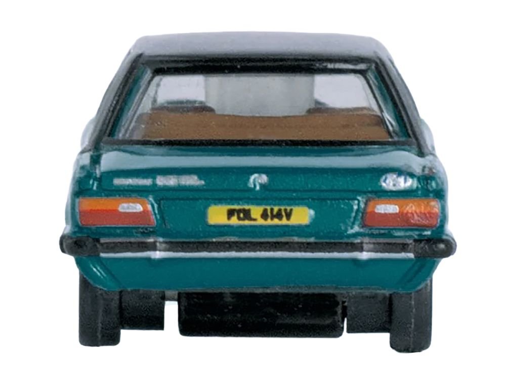 Ford Cortina Mk5 RHD (Right Hand Drive) Cosmos Blue Metallic with Black Top 1/148 (N) Scale Diecast Model Car by Oxford Diecast view 3