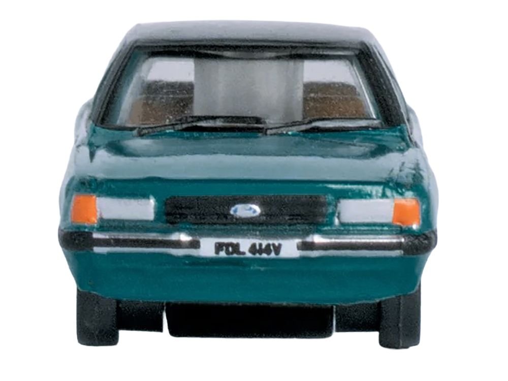 Ford Cortina Mk5 RHD (Right Hand Drive) Cosmos Blue Metallic with Black Top 1/148 (N) Scale Diecast Model Car by Oxford Diecast view 4