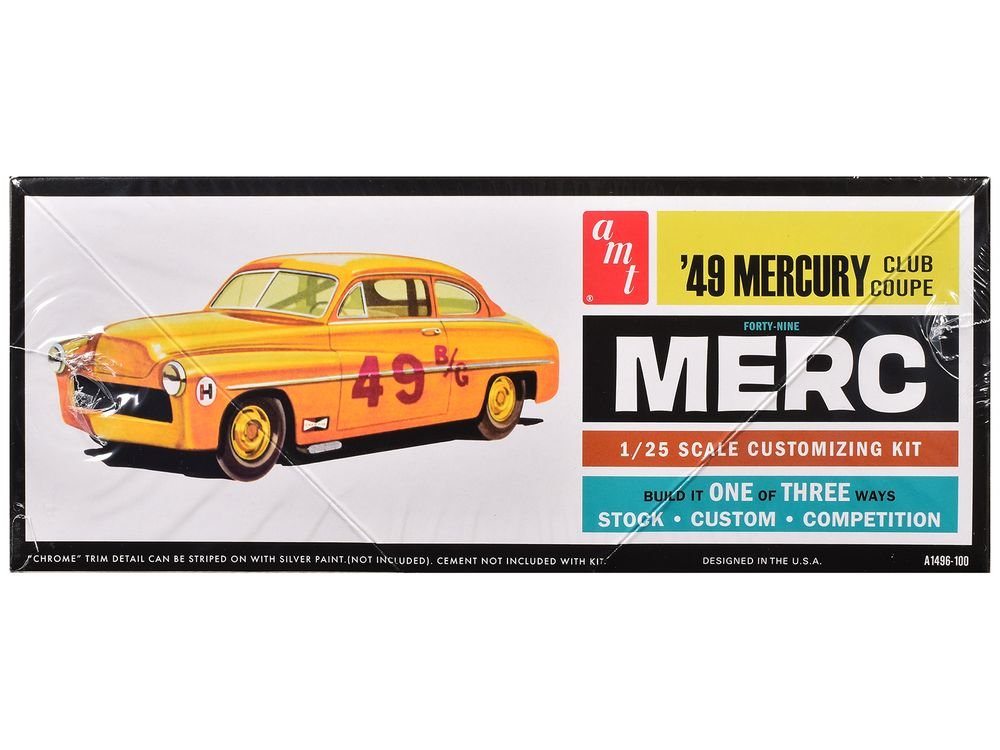 Skill 2 Model Kit 1949 Mercury Club Coupe 1/25 Scale Model by AMT view 2