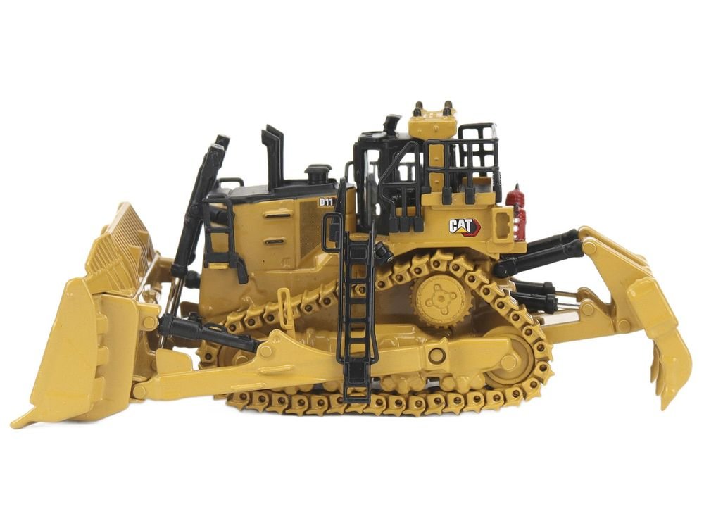 CAT Caterpillar D11 Track Type Dozer TKN Design Yellow "High Line" Series 1/87 (HO) Diecast Model by Diecast Masters view 2