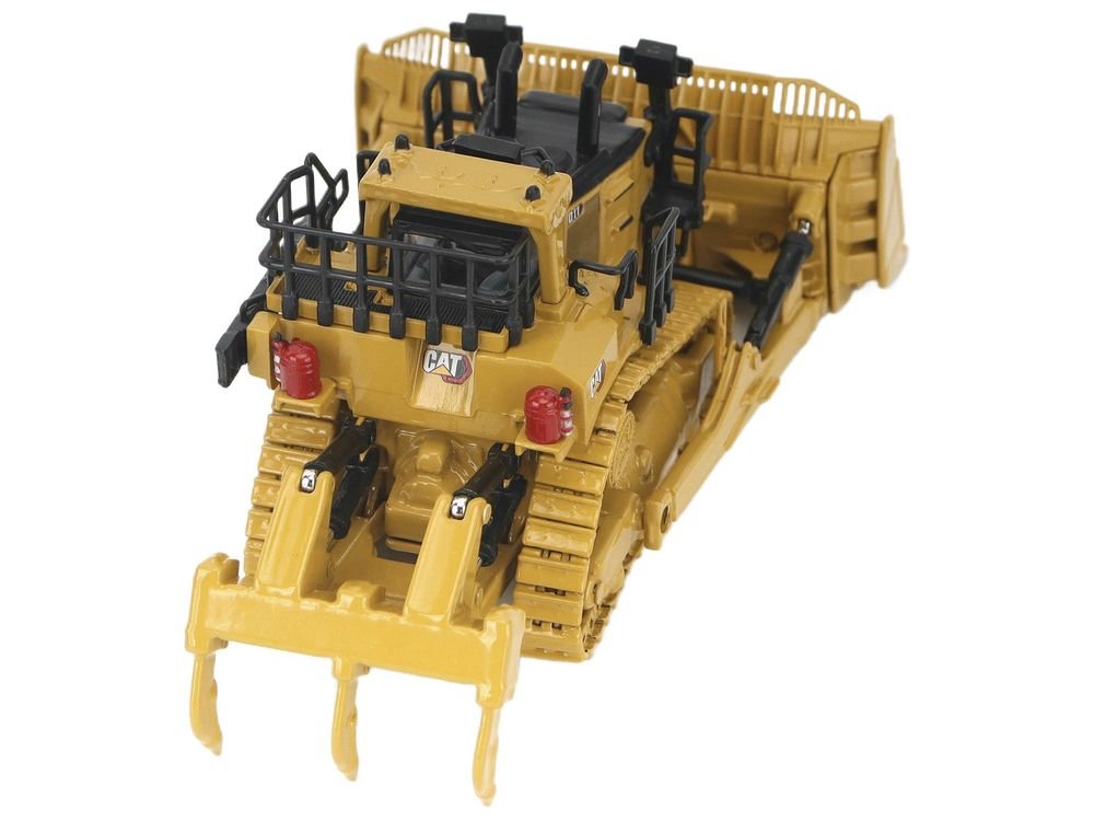 CAT Caterpillar D11 Track Type Dozer TKN Design Yellow "High Line" Series 1/87 (HO) Diecast Model by Diecast Masters view 5