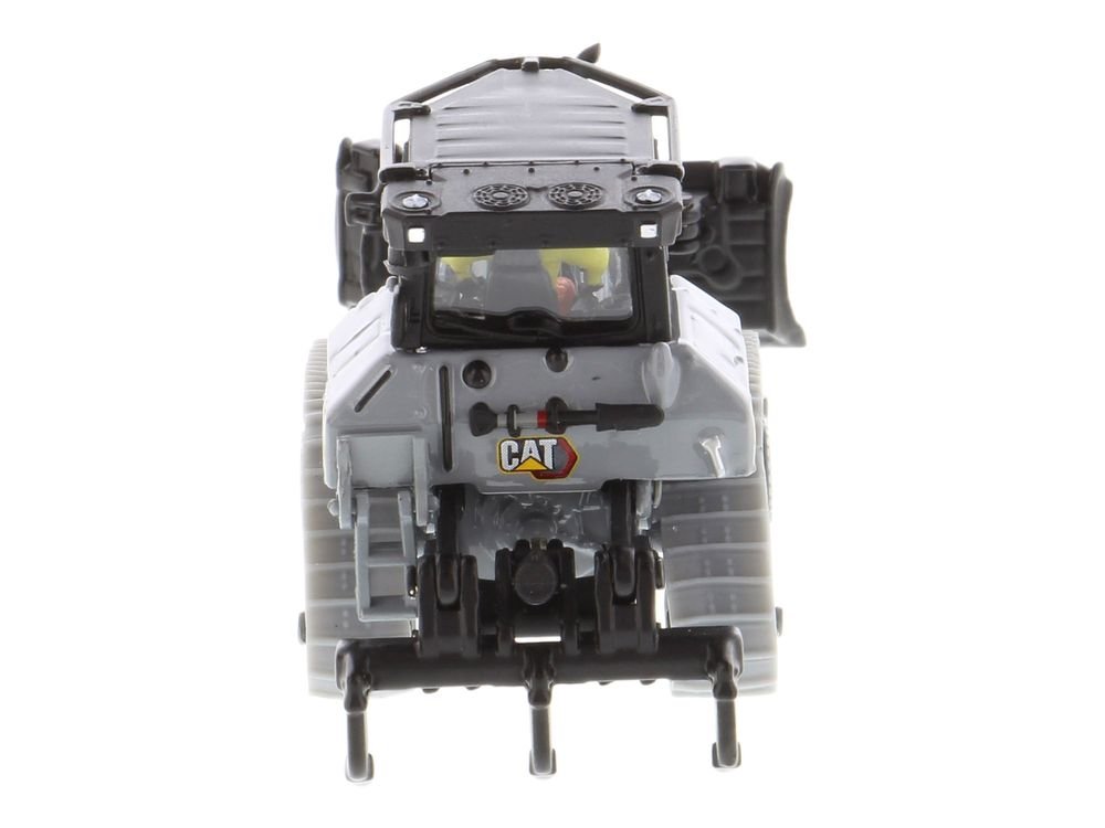 CAT Caterpillar D5 Track-Type Dozer "Centennial" Gray with Operator "High Line Series" 1/87 (HO) Diecast Model by Diecast Masters view 5