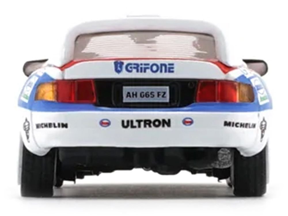 Toyota Celica GT-Four #21 Gilberto Pianezzola - Loris Roggia "Rallye Sanremo - Rallye d'Italia" (1996) with Extra Wheels 1/64 Diecast Model Car by BM Creations view 4