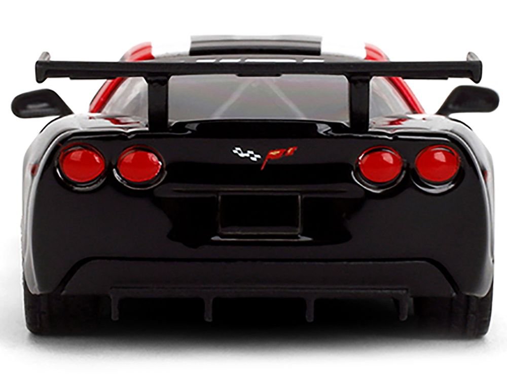 2005 Chevrolet Corvette C6R #16 White with Black and Red Graphics "Collection" Series 1/64 Diecast Model Car by Majorette view 5