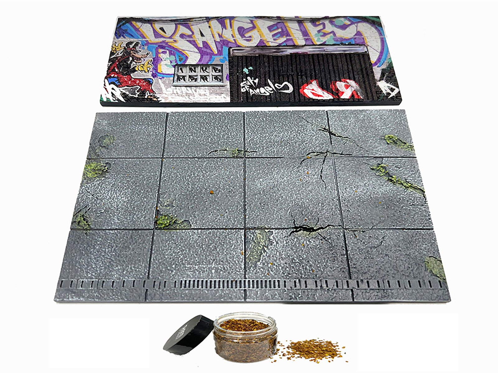 "American Diorama X INK BMBRS - LA Graffiti" Street Art Diorama for 1/64 Scale Models by American Diorama view 5
