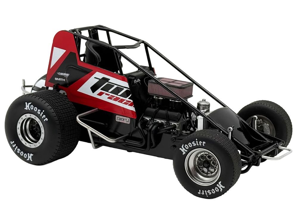 Winged Sprint Car #2C Cole Macedo "Two C Racing" (2025) 1/18 Diecast Model Car by ACME view 2