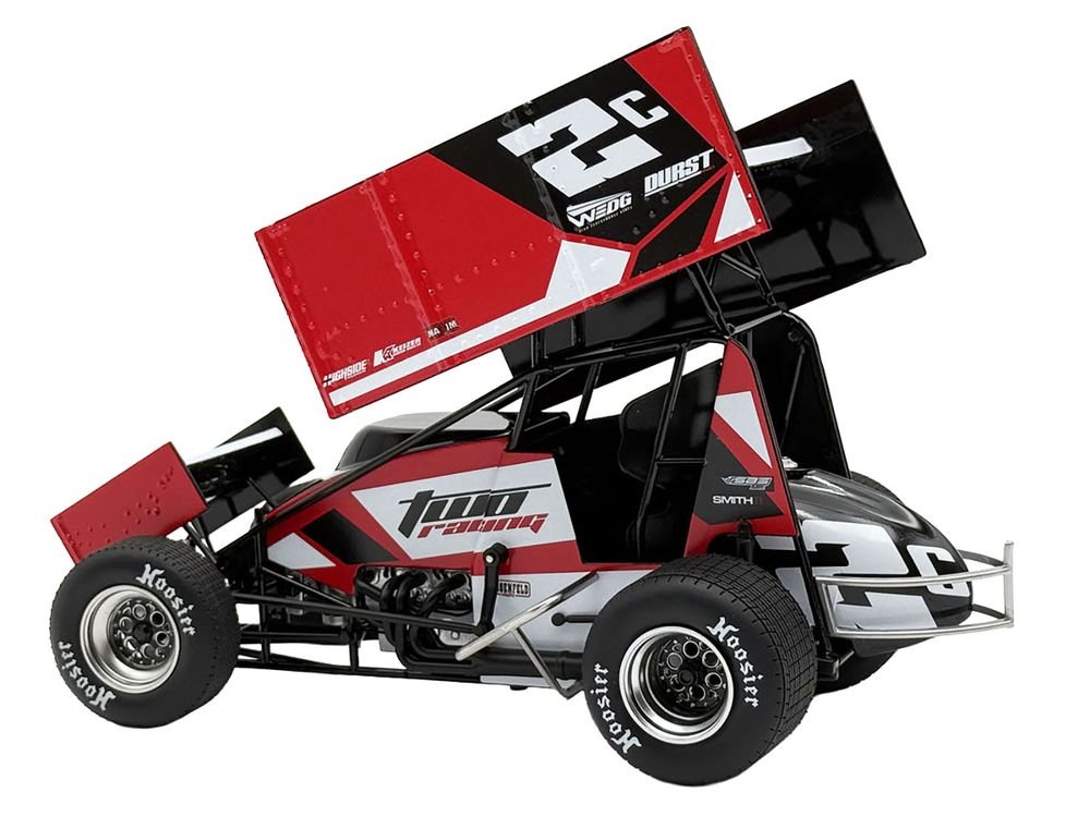 Winged Sprint Car #2C Cole Macedo "Two C Racing" (2025) 1/18 Diecast Model Car by ACME view 4