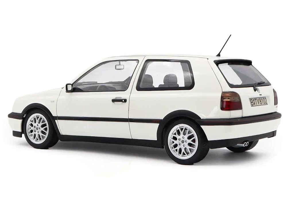 1996 Volkswagen Golf GTI Candy White "20 Years Anniversary Edition" 1/18 Diecast Model Car by Norev view 5