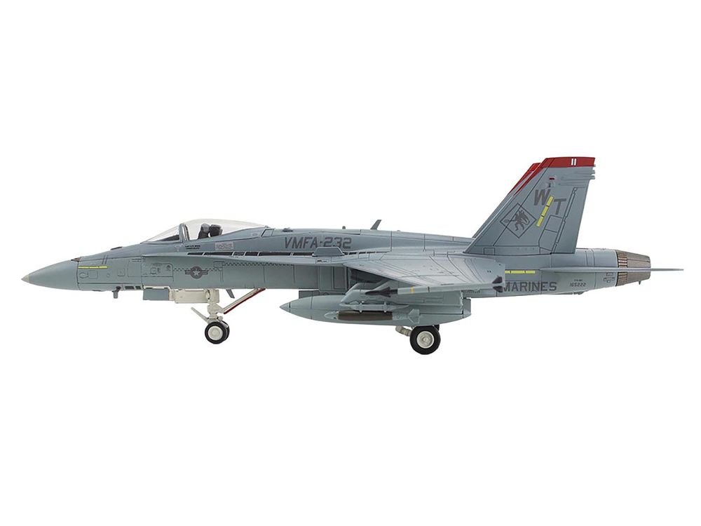 McDonnell Douglas F/A-18C Hornet Aircraft "VMFA-232 Red Devils" (2014) United States Marine Corps "Air Power Series" 1/72 Diecast Model by Hobby Master view 2