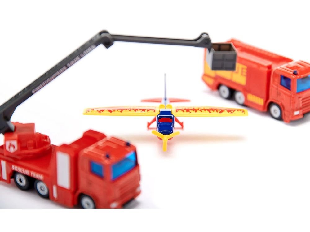 Fire Brigade 11 piece Set Diecast Models by Siku view 3