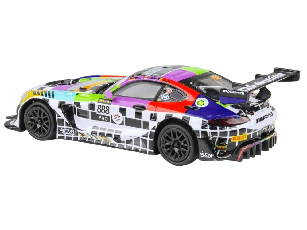 Mercedes-AMG GT3 #888 Maro Engel - Mikael Grenier - Maxime Martin "GruppeM Racing" "Bathurst 12 Hour" (2025) 1/64 Diecast Model Car by Paragon Models view 2