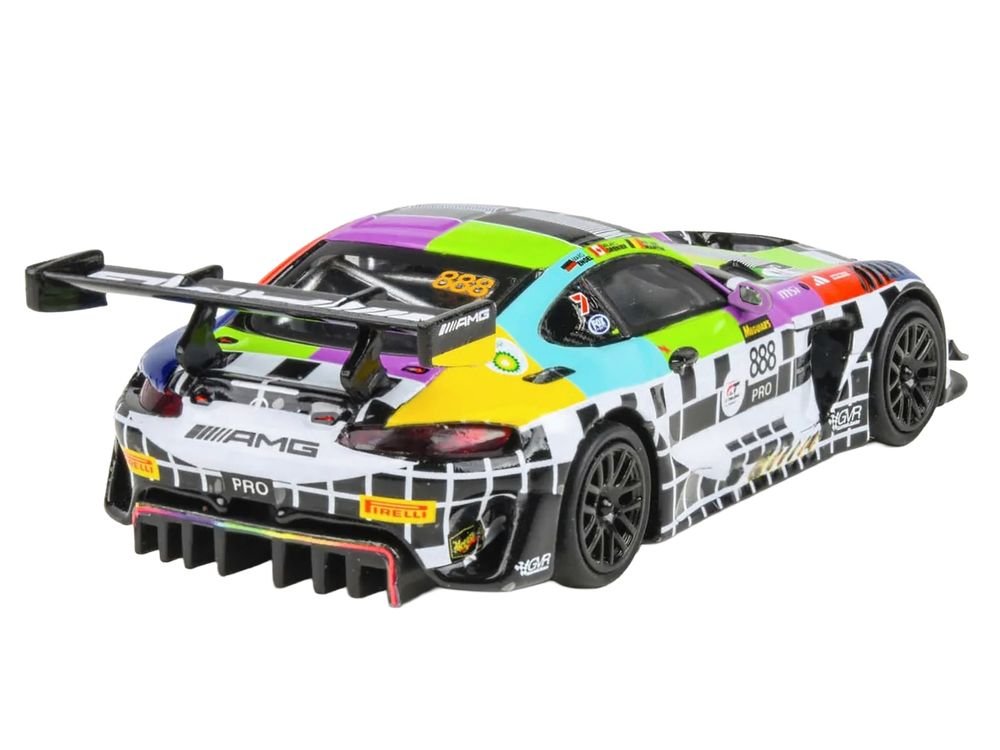 Mercedes-AMG GT3 #888 Maro Engel - Mikael Grenier - Maxime Martin "GruppeM Racing" "Bathurst 12 Hour" (2025) 1/64 Diecast Model Car by Paragon Models view 4