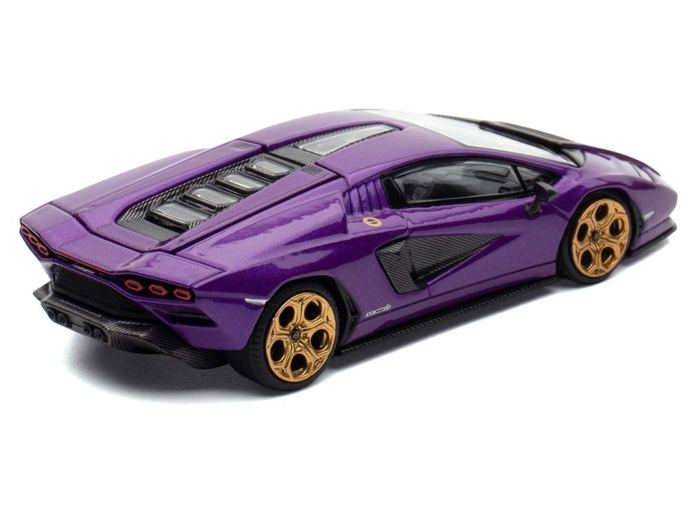 Lamborghini Countach LPI 800-4 Viola Pasifae Purple Metallic "Hong Kong Toycar Salon 2025" 1/64 Diecast Model Car by Pop Race view 5