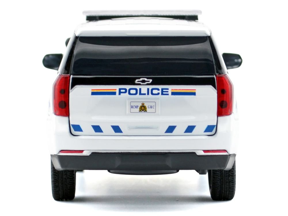 2025 Chevrolet Tahoe PPV with Light Bar "RCMP Royal Canadian Mounted Police" White "Law Enforcement and Public Service" Series 1/24 Diecast Model Car by Motormax view 4