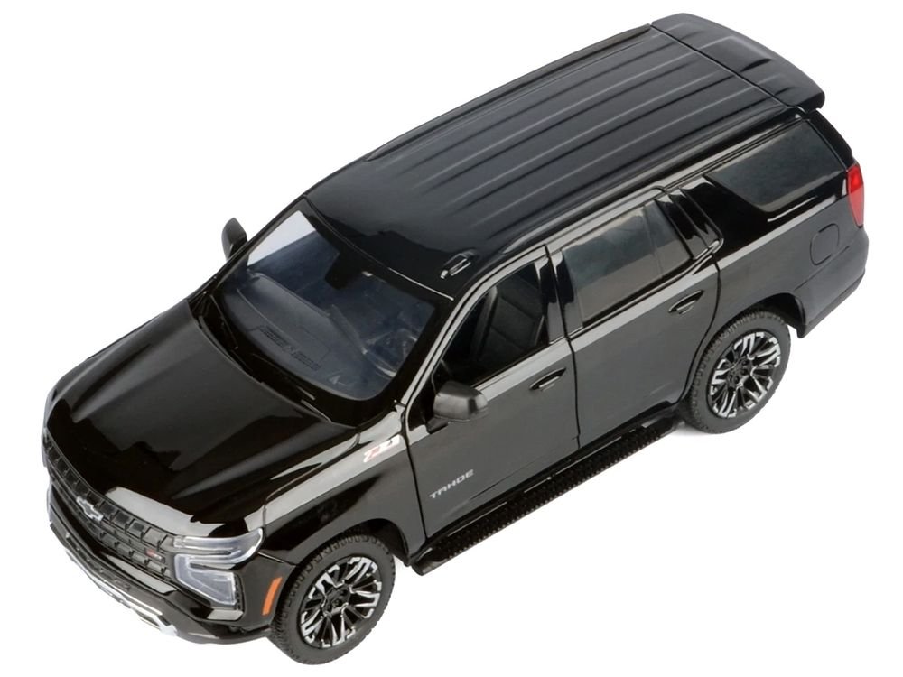 2025 Chevrolet Tahoe Z71 Black "Timeless Legends" Series 1/24 Diecast Model Car by Motormax view 5