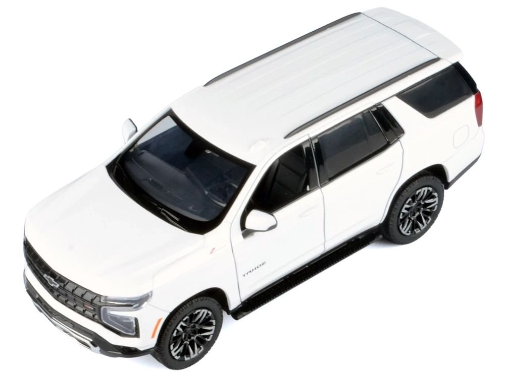 2025 Chevrolet Tahoe Z71 White "Timeless Legends" Series 1/24 Diecast Model Car by Motormax view 5