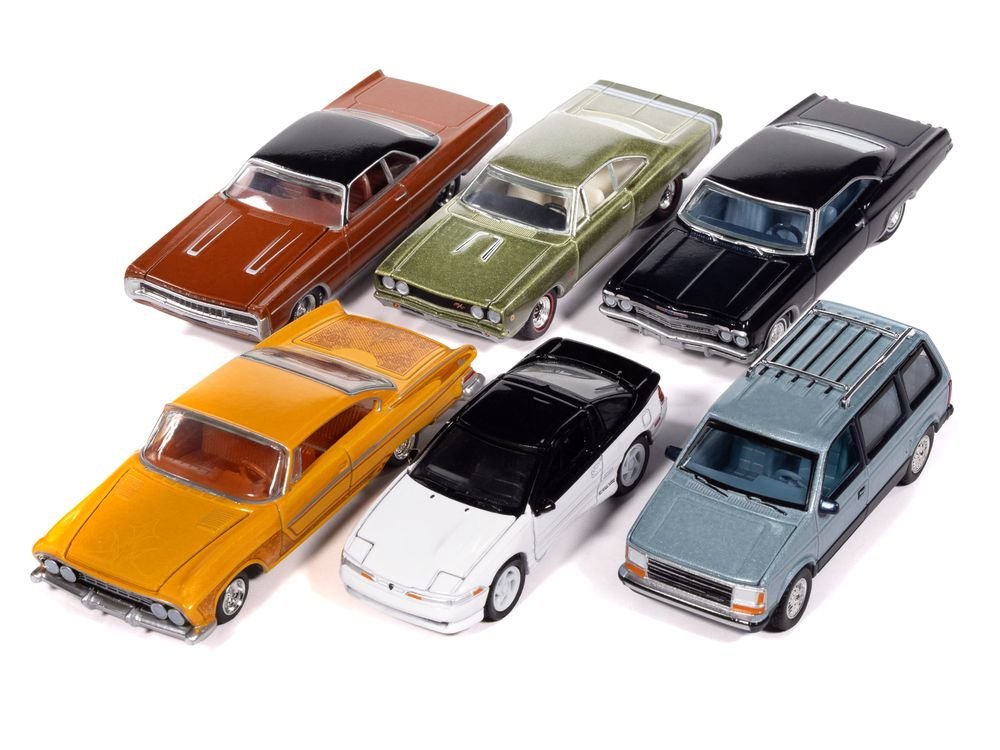 Auto World Premium 2025 Release 2 Set A of 6 pieces 1/64 Diecast Model Cars by Auto World view 2