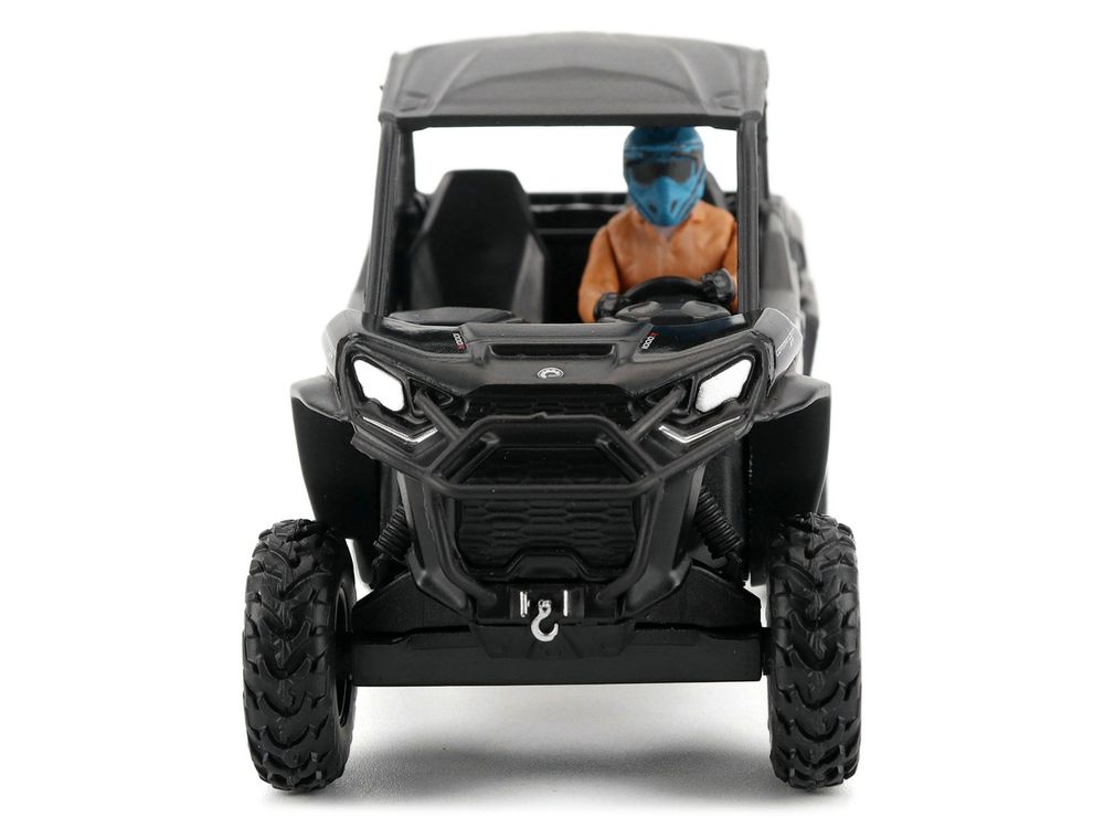 Can-Am Commander XT 1000R Matt Black with Driver Figure 1/32 Diecast Model by BRP Models view 4