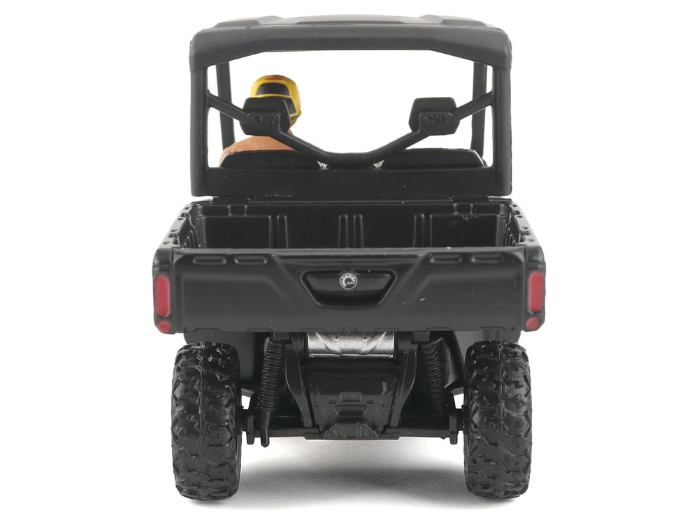 Can-Am Defender XT HD9 Navy Blue and Black with Driver Figure 1/32 Diecast Model by BRP Models view 4