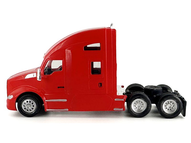Kenworth T680 Sleeper Cab Red 1/87 (HO) Plastic Model Car by HO Logistics view 3