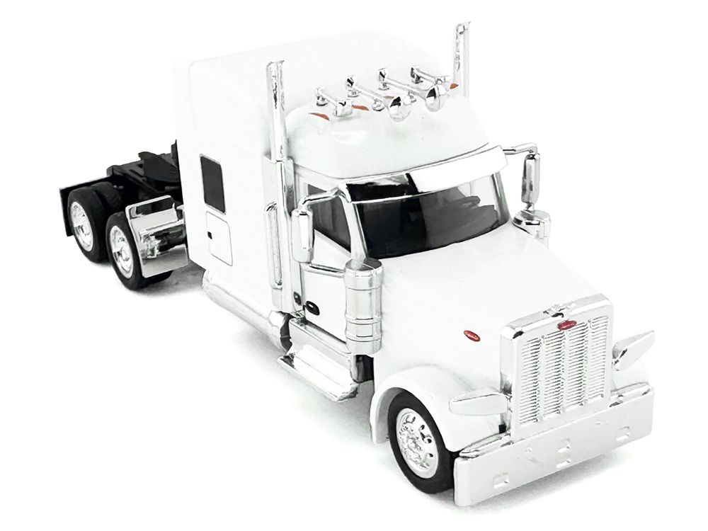 Kenworth W990 with Stand Up Sleeper Cab White 1/87 (HO) Plastic Model Car by HO Logistics view 3