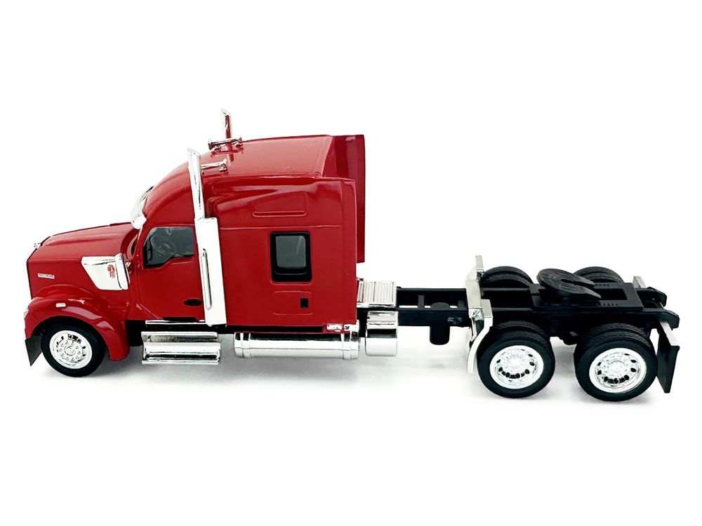 Kenworth W990 with Stand Up Sleeper Cab Red 1/87 (HO) Plastic Model Car by HO Logistics view 3