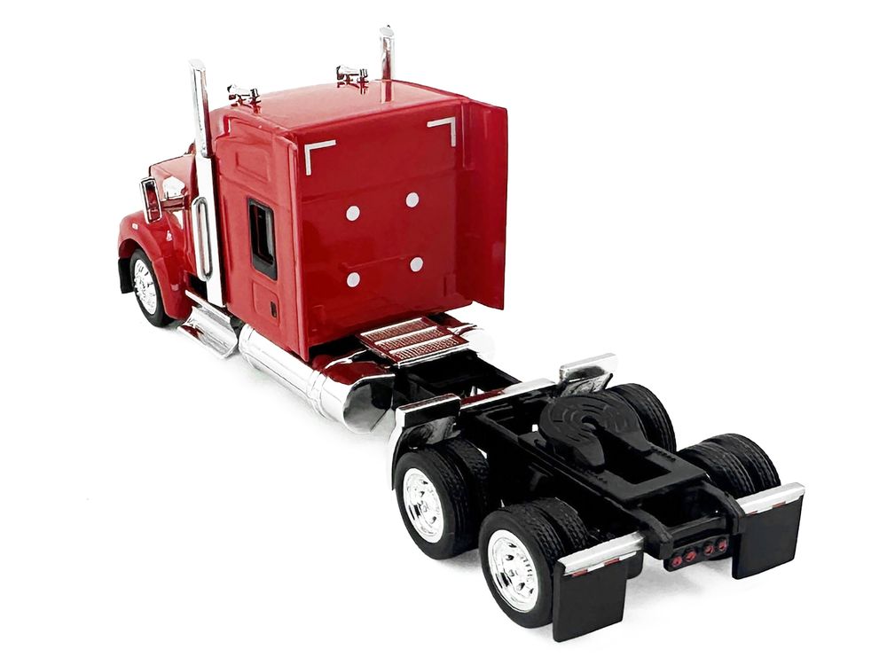 Kenworth W990 with Stand Up Sleeper Cab Red 1/87 (HO) Plastic Model Car by HO Logistics view 4