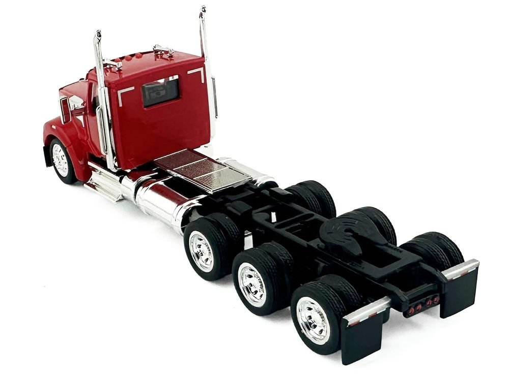 Kenworth W990 3-Axel Day Cab Red 1/87 (HO) Plastic Model Car by HO Logistics view 3