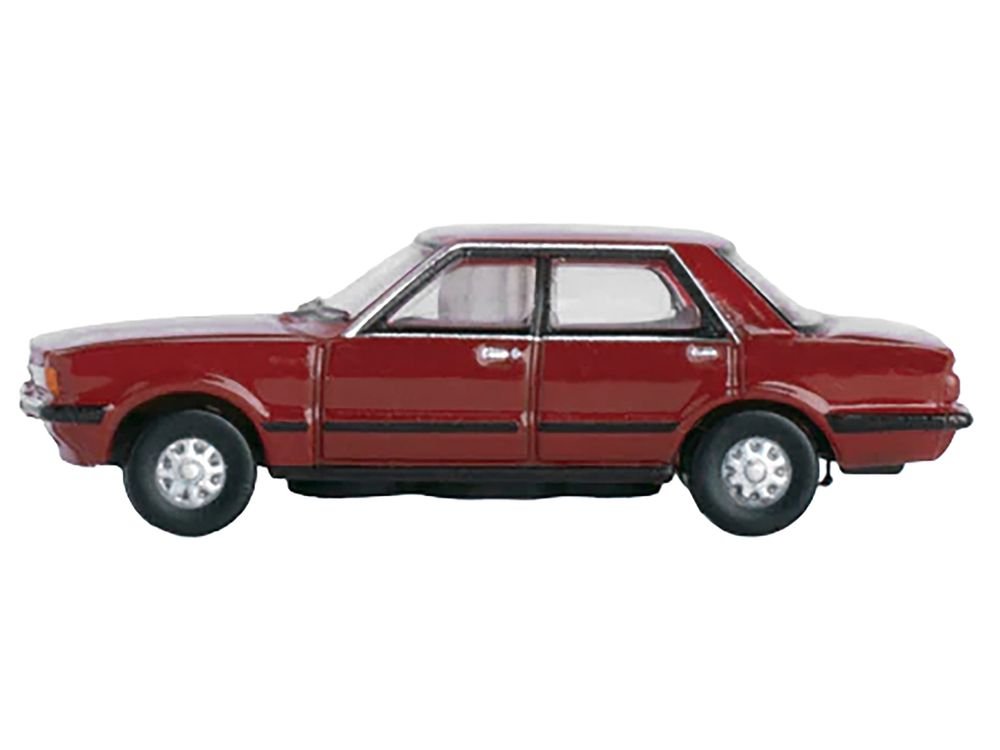 Ford Cortina MKV RHD (Right Hand Drive) Cardinal Red 1/148 (N) Scale Diecast Model Car by Oxford Diecast view 2