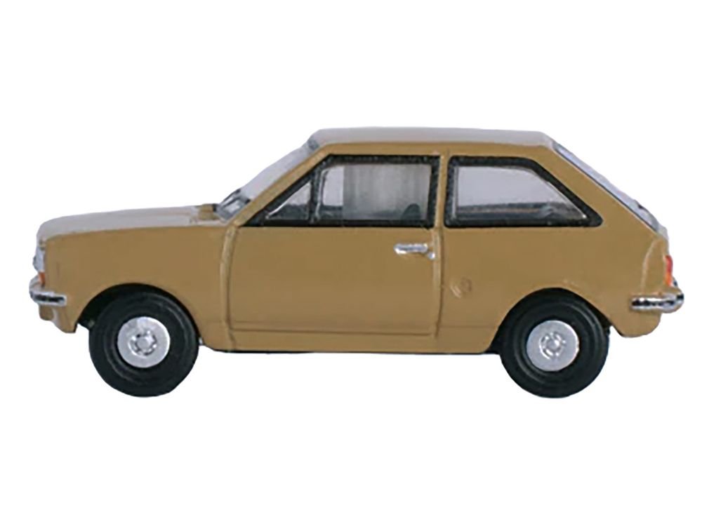 Ford Fiesta Mk1 RHD (Right Hand Drive) Nevada Beige 1/148 (N) Scale Diecast Model Car by Oxford Diecast view 2