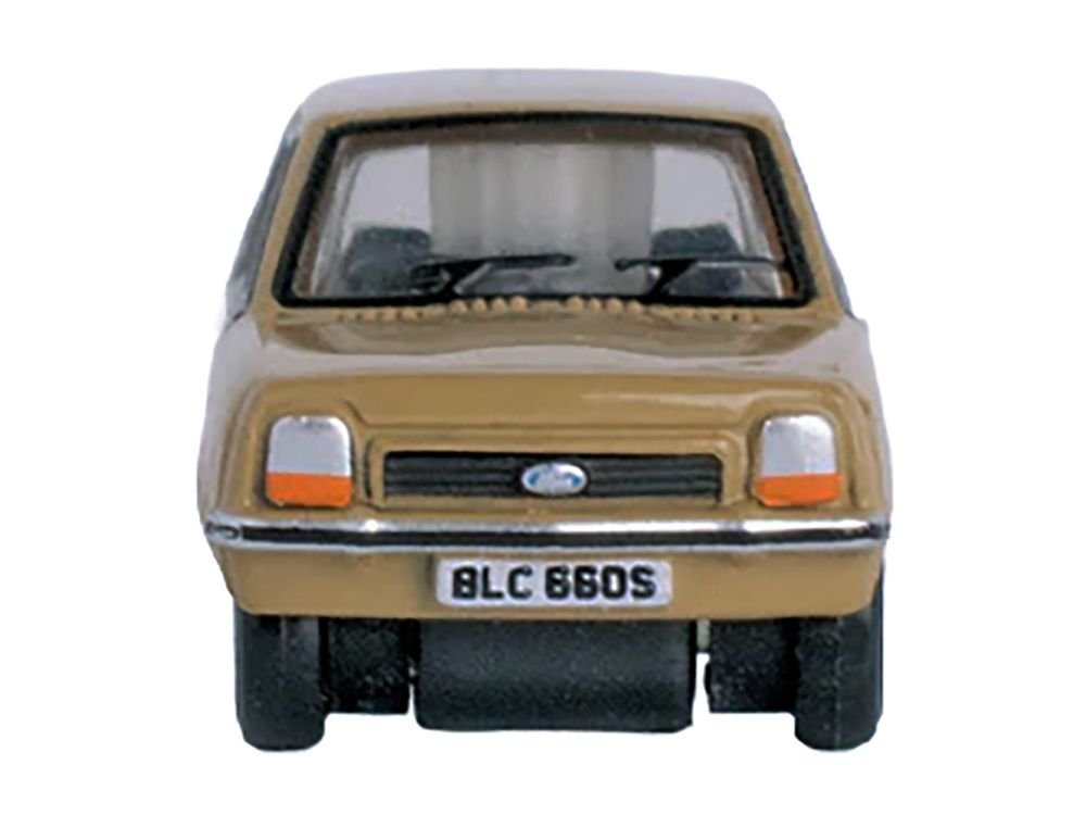 Ford Fiesta Mk1 RHD (Right Hand Drive) Nevada Beige 1/148 (N) Scale Diecast Model Car by Oxford Diecast view 3