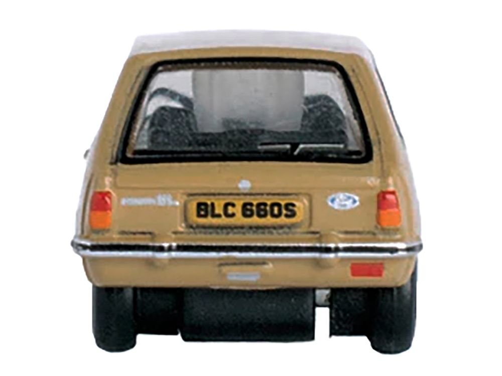 Ford Fiesta Mk1 RHD (Right Hand Drive) Nevada Beige 1/148 (N) Scale Diecast Model Car by Oxford Diecast view 4