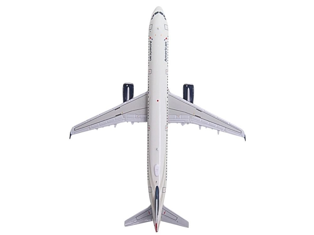 Airbus A321 Commercial Aircraft "American Airlines - US Airways Heritage Jet" (N578UW) White with Blue Tail 1/400 Diecast Model Airplane by GeminiJets view 5