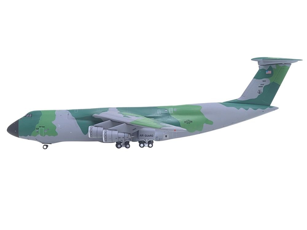Lockheed C-5M Super Galaxy Transport Aircraft "New York Air National Guard 105th Airlift Wing Stewart Air National Guard Base" United States Air Force (68-0226) Green Camouflage "Gemini Macs" Series 1/400 Diecast Model Airplane by GeminiJets view 3