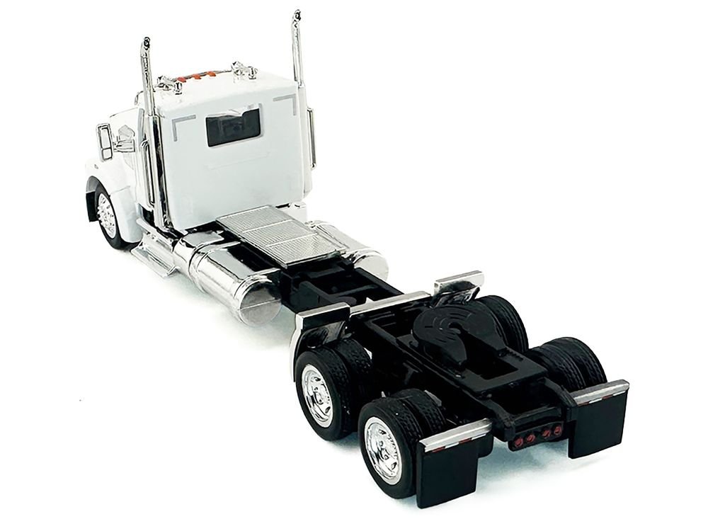 Kenworth W990 2-Axel Day Cab White 1/87 (HO) Plastic Model Car by HO Logistics view 3
