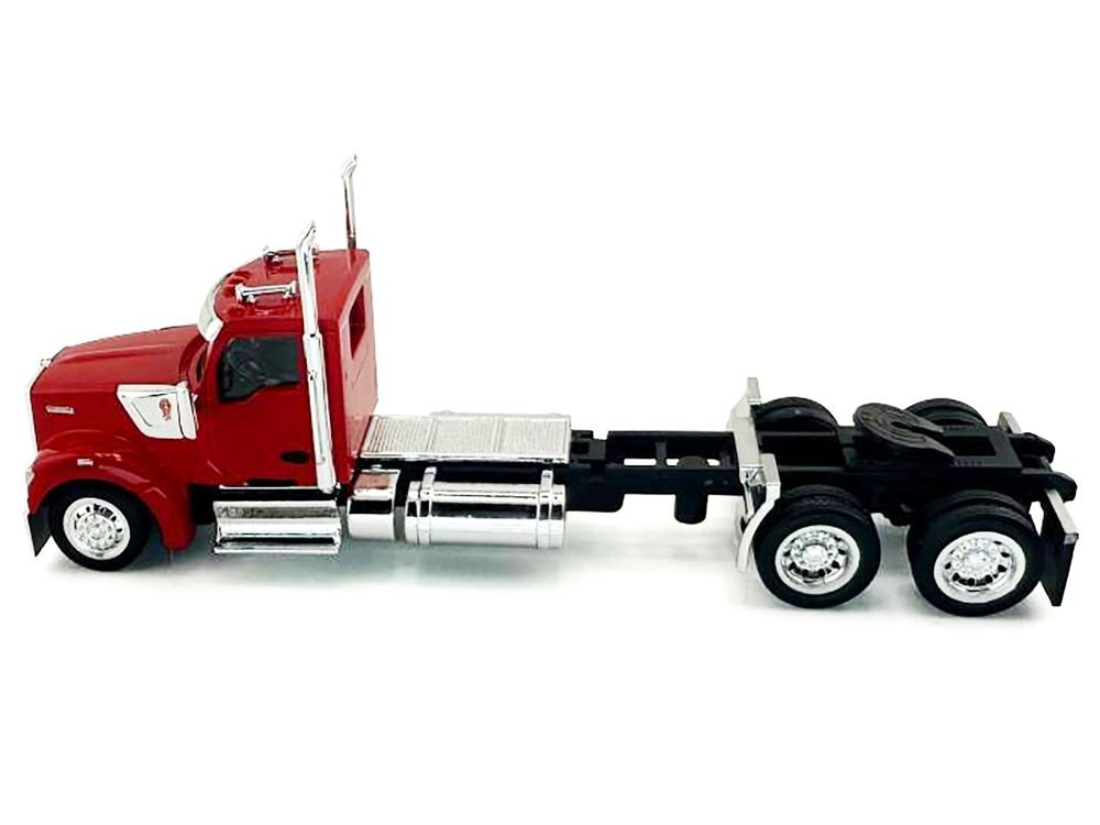 Kenworth W990 2-Axel Day Cab Red 1/87 (HO) Plastic Model Car by HO Logistics view 2