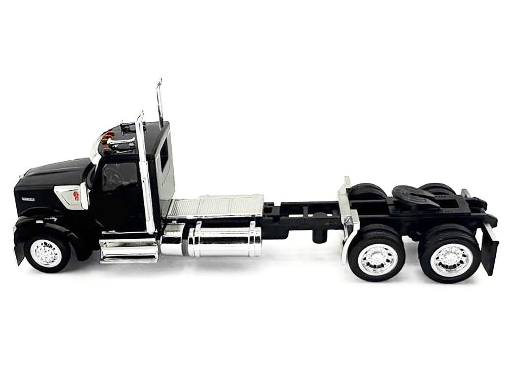 Kenworth W990 2-Axel Day Cab Black 1/87 (HO) Plastic Model Car by HO Logistics view 2