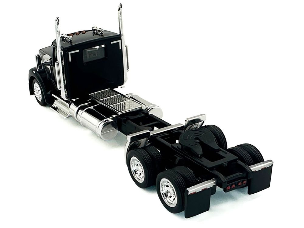 Kenworth W990 2-Axel Day Cab Black 1/87 (HO) Plastic Model Car by HO Logistics view 3