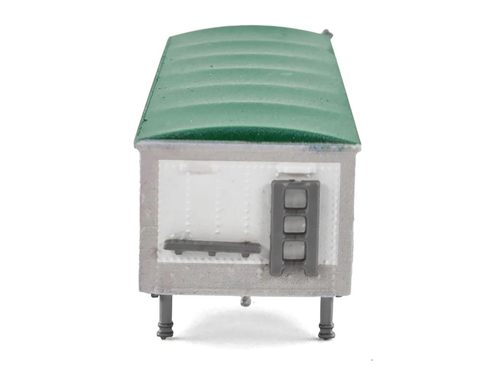 Covered Grain Trailer White with Green Tarp "SunGlo - Cargill" 1/87 (HO) Plastic Model Car by HO Logistics view 4