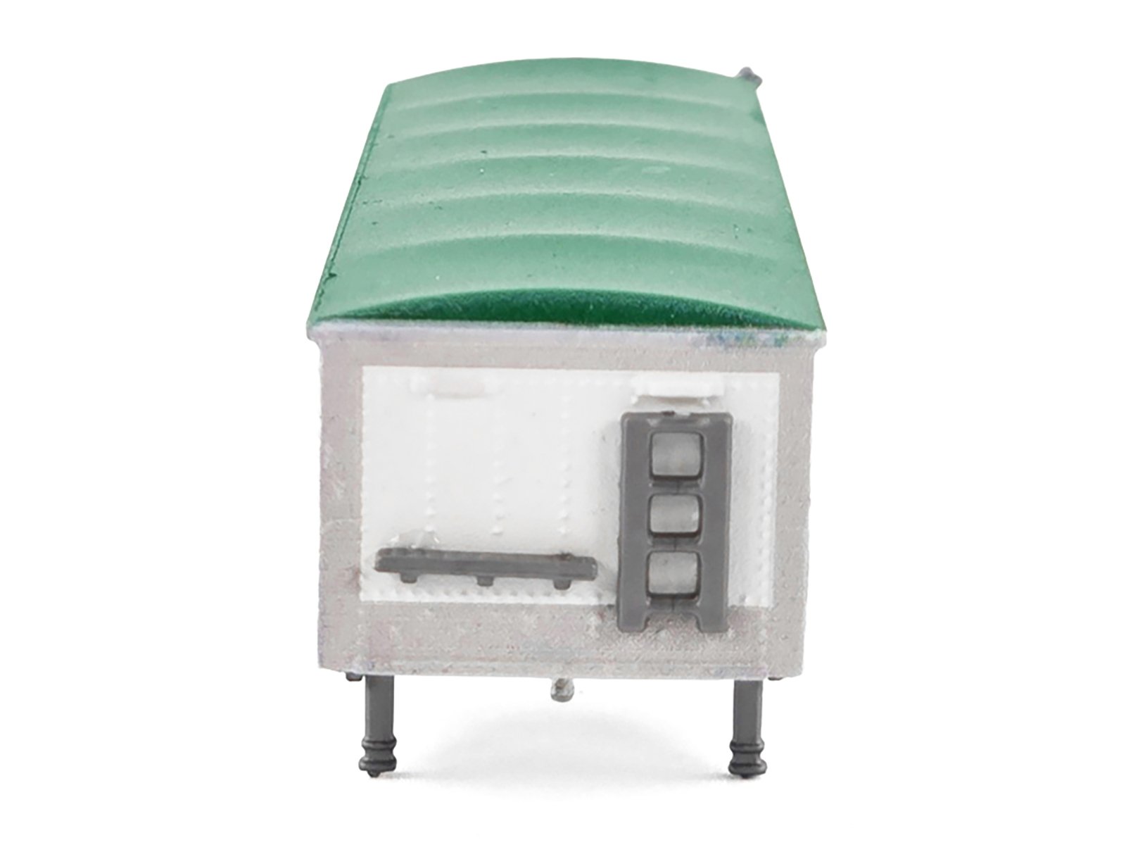 Covered Grain Trailer White with Green Tarp "Cargill" 1/87 (HO) Plastic Model Car by HO Logistics view 4