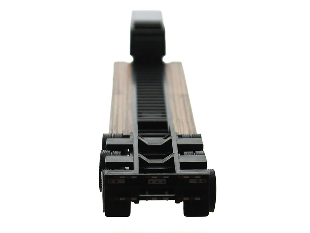 Low Boy Flatbed Trailer Black 1/87 (HO) Plastic Model Car by HO Logistics view 3