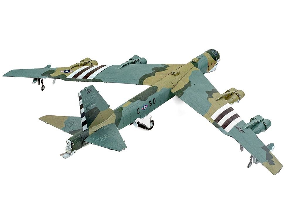 Model Kit Boeing B-52 Stratofortress Bomber Aircraft "United States Air Force" (Challenging Difficulty) Steel Model by Metal Earth view 4