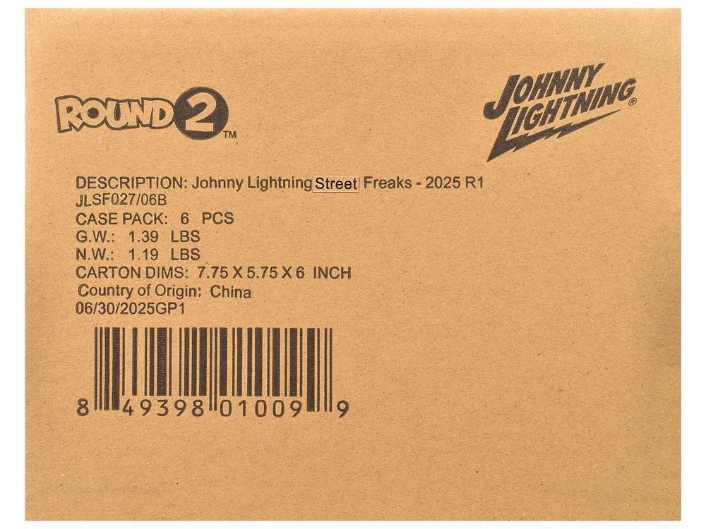 "Street Freaks" 2025 Release 1 Set B of 6 Cars 1/64 Diecast Model Cars by Johnny Lightning view 2