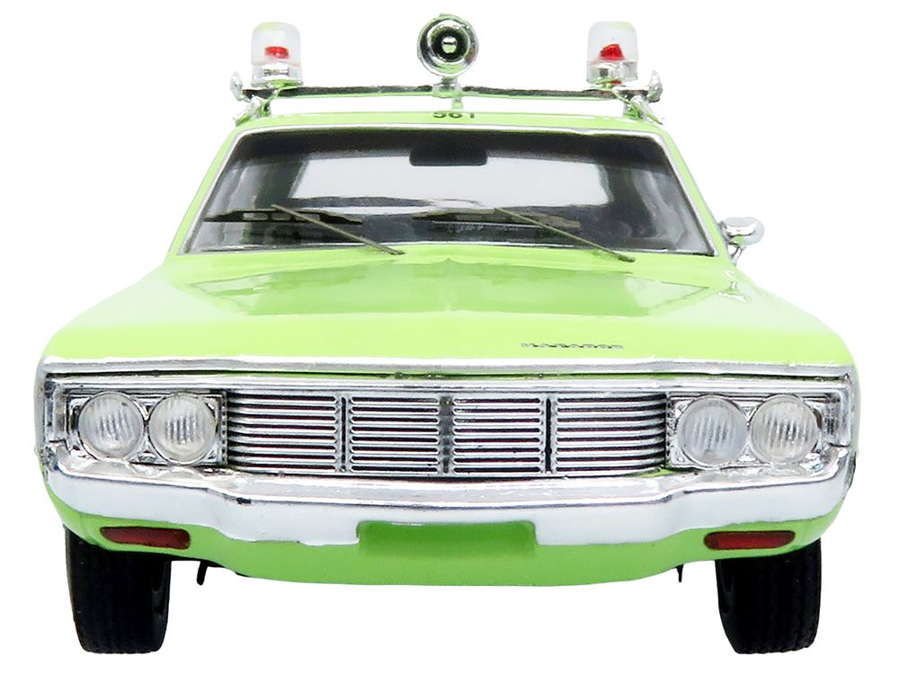 1972 AMC Matador Police Car "Cleveland Police Department" Light Green 1/43 Diecast Model by Iconic Replicas view 4