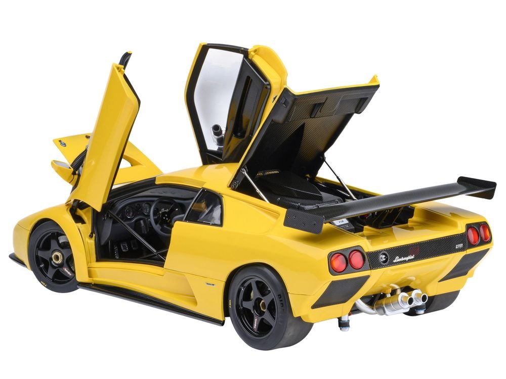 Lamborghini Diablo GTR Superfly Yellow 1/18 Model Car by Autoart view 2